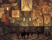 Bartholomeus van Bassen Interior of the Great Hall on the Binnenhof in The Hague. Spain oil painting artist
